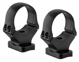 Photo 4000-30003-10 4020-30012 MAK 30mm Medium quick release rings with bases on Remington 700 BH 17mm