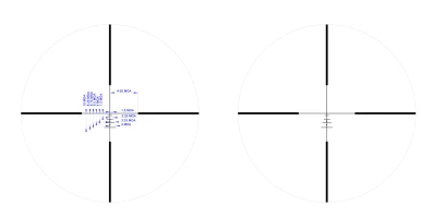 Photo 6-24X50 MICRODOT FIRST RETICLE.webp Microdot First 6-24x50 AO Rifle Scope