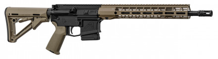 Photo AEM4147-01 AR15 AERO PRECISION M4E1 type rifle black barrel 14.5 '' cal. 5.56mm Black / FDE