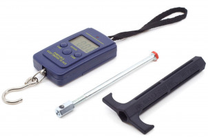 Armanov recoil spring tester for handguns