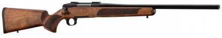 AE Precision rifle with linear cocking and wooden stock
