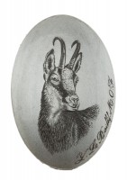 CAL23 Calotte Ivoire ou argent d'animaux Photo CAL23 Calotte Ivoire ou argent d'animaux