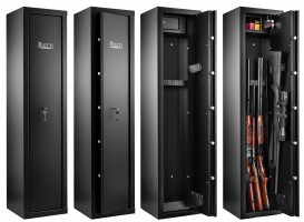 Rietti 6 + 1 gun chest with key lock - 150 cm - 2mm