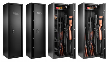 Rietti 9 gun chest with key lock - 150 cm - 2mm