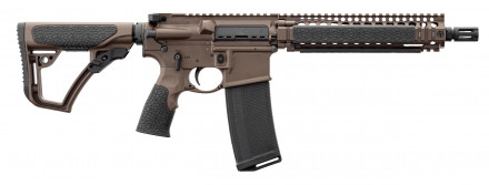 DDM4102-1 Rifle type AR15 DANIEL DEFENSE MK18 short barrel 10.3 '' cal. 5.56 Mil Spec Brown Photo DDM4102-1 Rifle type AR15 DANIEL DEFENSE MK18 short barrel 10.3 '' cal. 5.56 Mil Spec Brown
