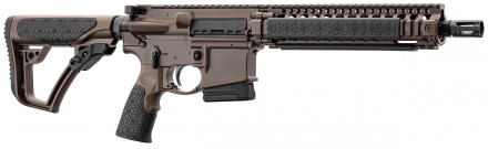 Photo DDM4102-14 Rifle type AR15 DANIEL DEFENSE MK18 short barrel 10.3'' cal. 5.56 Mil Spec Brown