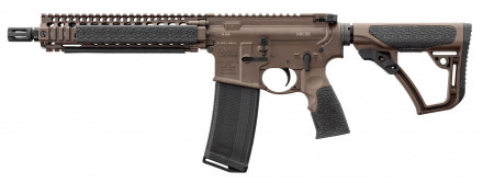 DDM4102-2 Rifle type AR15 DANIEL DEFENSE MK18 short barrel 10.3 '' cal. 5.56 Mil Spec Brown Photo DDM4102-2 Rifle type AR15 DANIEL DEFENSE MK18 short barrel 10.3 '' cal. 5.56 Mil Spec Brown