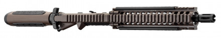 Photo DDM4102-5 Rifle type AR15 DANIEL DEFENSE MK18 short barrel 10.3 '' cal. 5.56 Mil Spec Brown