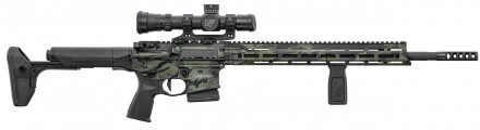 Photo DDV7183NF-1 Daniel Defense DDM4 V7 Pro Dark Aces 5.56 semi-automatic rifle + Night Force NX8 1-8x24 scope - Limited Edition