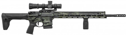 Photo DDV7183NF-2 Daniel Defense DDM4 V7 Pro Dark Aces 5.56 semi-automatic rifle + Night Force NX8 1-8x24 scope - Limited Edition