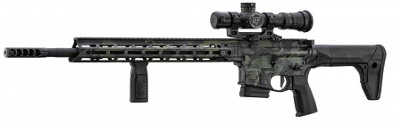Photo DDV7183NF-4 Daniel Defense DDM4 V7 Pro Dark Aces 5.56 semi-automatic rifle + Night Force NX8 1-8x24 scope - Limited Edition