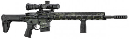 Carabine semi automatique Daniel Defense DDM4 V7 Pro Dark Aces 5,56 + Lunette Night Force NX8 ...