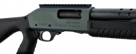 Photo FA1987B-01 Martial FR pump action shotgun cal. 12/76 blue finish