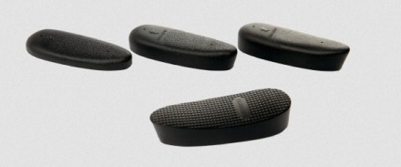 Black rubber butt plate