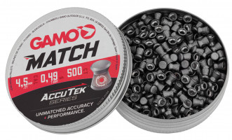 Photo G3051-03 Gamo Match Accutek 500 pellets - 4.5mm (box of 250)