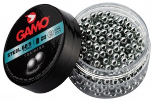 Billes rondes Gamo Steel BB's 4,5 mm