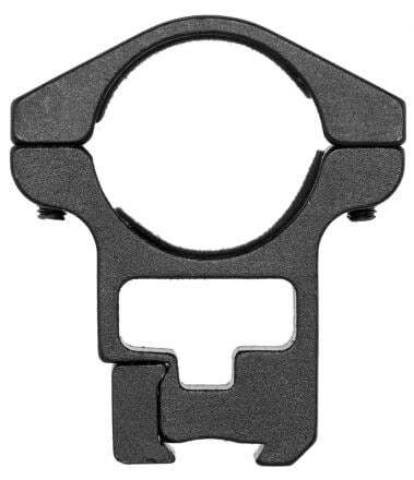 High mounting with ø 25.4 mm viewing tunnel on 11 mm prism rail