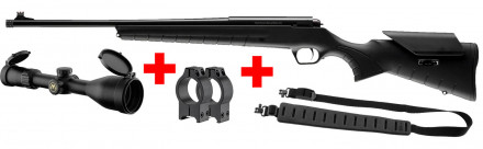 ISMP3801 Pack Carabine Monza calobre .308 Win + lunette d'affût 3-12x56 + colliers de montage + bretelle Photo ISMP3801 Pack Carabine Monza calobre .308 Win + lunette d'affût 3-12x56 + colliers de montage + bretelle