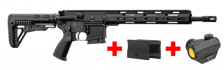 Pack AR-15 LDT 14.5' + Point rouge Primary Arms 2 MOA + Montage Point rouge sur rail Picatinny