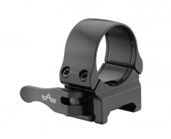Two-piece EAW tilt mount with 30 mm ring and 10 mm high base