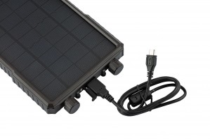 Photo NUM555-9 Panneau solaire 12V avec batterie intégrée GM