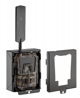 Metal security box for photo trap