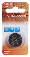 NUM'AXES - Blister 1 pile CR2450 lithium 3 V (Equivalence : DL2450)