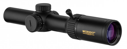 Photo OCF1424-05.jpg Microdot Fiber 1-4x24 Rifle Scope