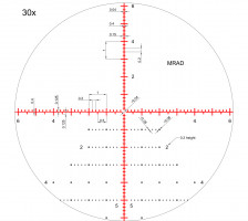 Photo ONT5356-06 Lunette de tir Nikko Stirling Diamond FFP 5-30x56 MRAD