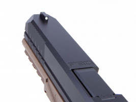 Photo P802-04 Pistolet semi Automatique PFS9 P80 Black FDE - Full size pistol 9x19mm