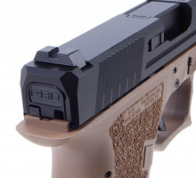 Photo P802-05 Pistolet semi Automatique PFS9 P80 Black FDE - Full size pistol 9x19mm