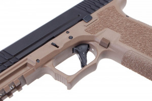 Photo P802-06 Pistolet semi Automatique PFS9 P80 Black FDE - Full size pistol 9x19mm