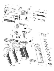 P80P3-01 Pistolet semi Automatique PFS9 P80 Black FDE - Full size pistol 9x19mm Photo P80P3-01 Pistolet semi Automatique PFS9 P80 Black FDE - Full size pistol 9x19mm