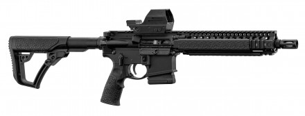 Photo PACKWARFARE-02 Pack Seal Daniel Defense AR15 MK18 caliber 5.56 x 45 mm + Red dot Falke Law Enforcement