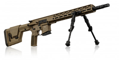 Semi-automatic rifle Schmeisser AR15 DMR caliber .223 Remington full FDE
