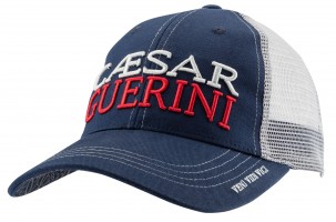 Casquette Caesar Guerini bleue et grise mesh