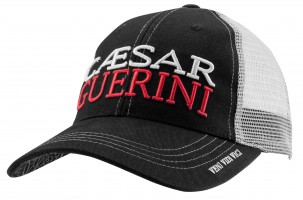 Casquette noire et blanche mesh CAESAR GUERINI