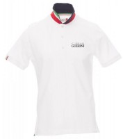 White Caesar Guerini short sleeve polo shirt