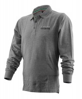 Long-sleeved Guérini polo shirt gray