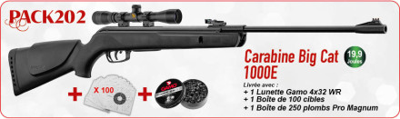 Gamo Big Cat 1000E Christmas Rifle Pack