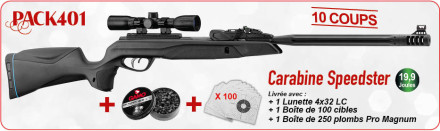 Pack Noël 2025 Carabine Gamo Speedster