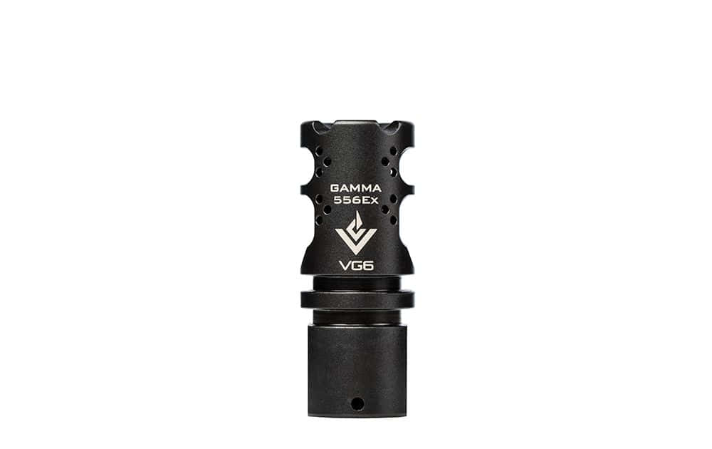 AEV5562G-1-Frein de bouche noir 5.56mm 1-2x28 VG6 Precision Gamma - AEV5562G