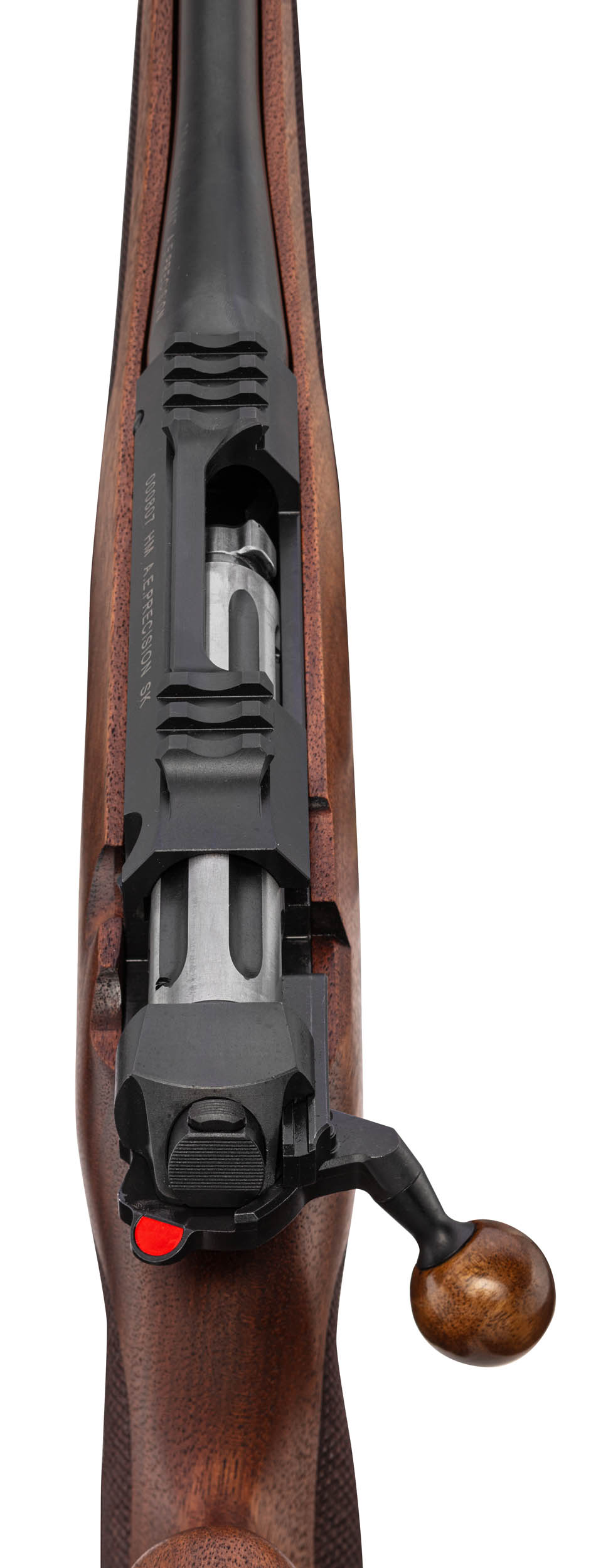 Spr 800 Rifle AE Precision rifle with linear cocking and wooden stock