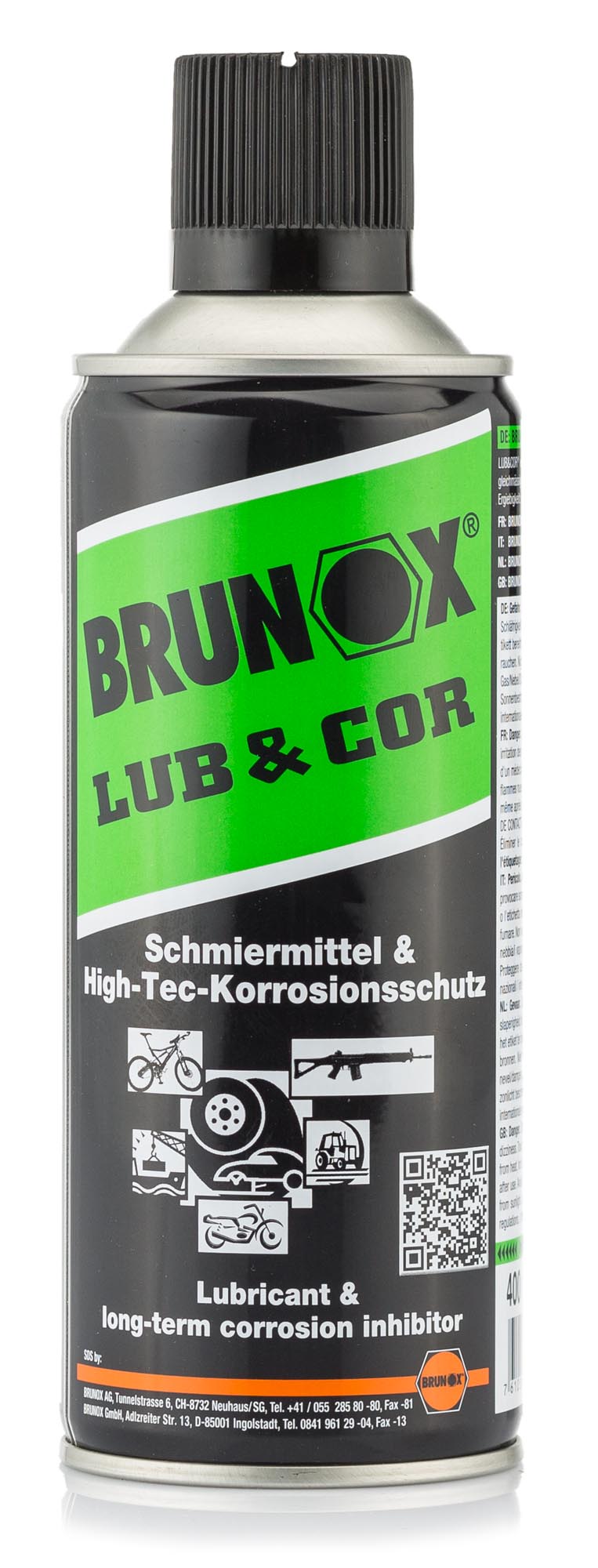 EN6540-Lubrifiant Brunox Lub &amp; Cor en a&eacute;rosol 400ml - EN6540