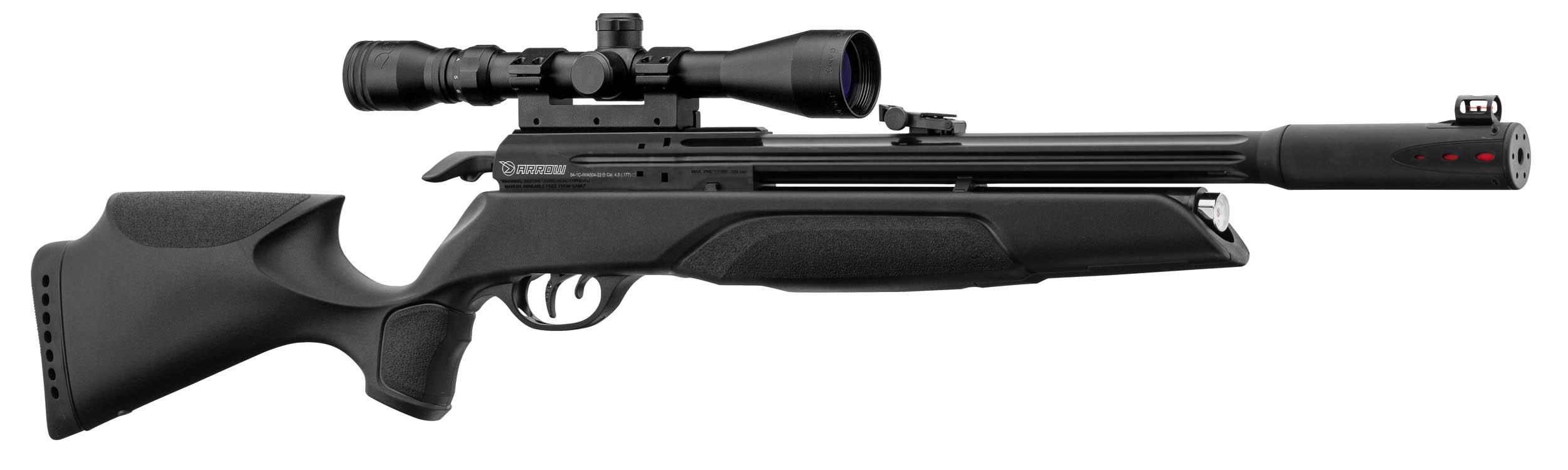 Pack Carabine PCP GAMO Arrow 4.5mm 19.9J + lunette 3-9x40wr +