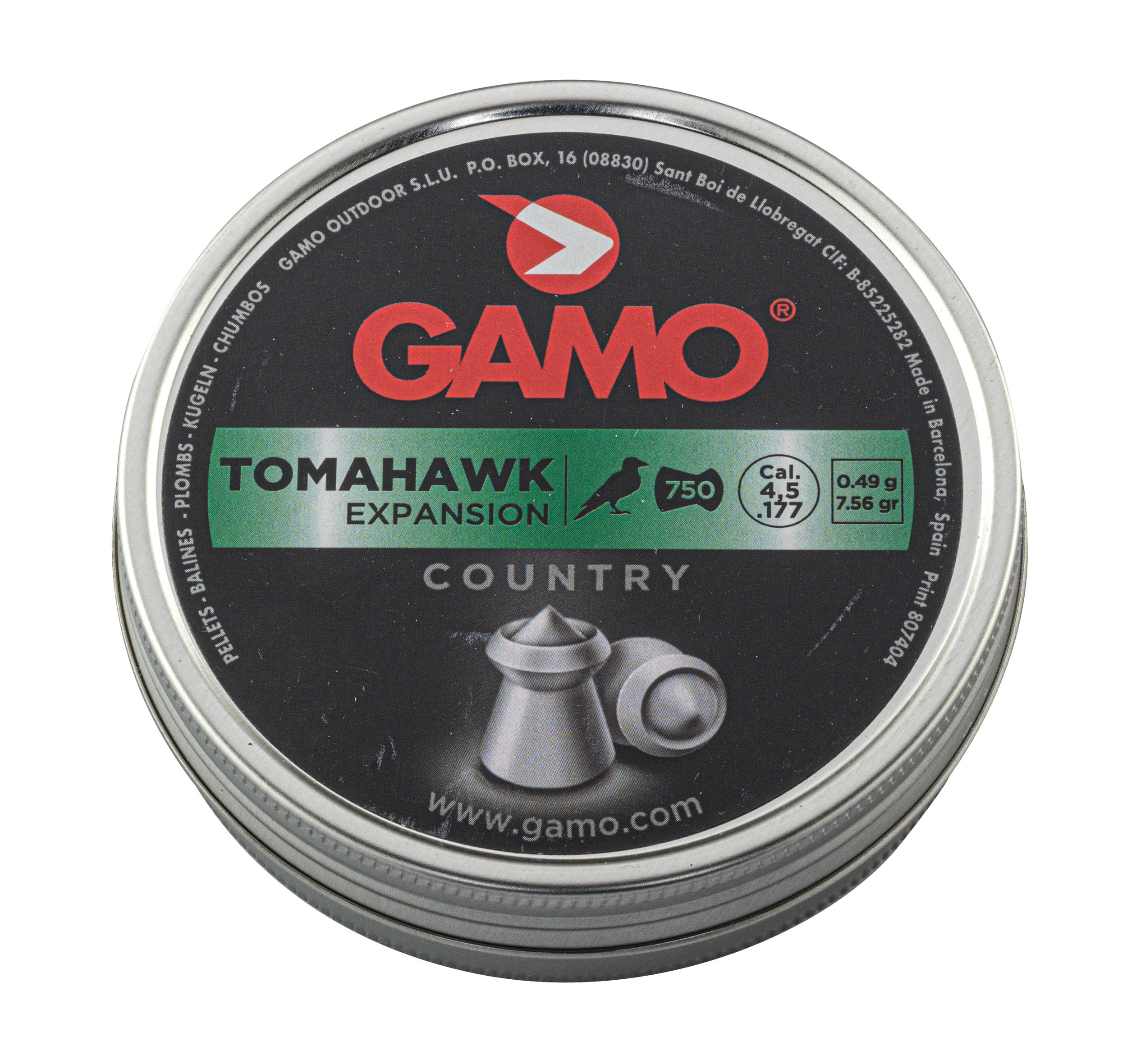 Gamo Exploding Pellets Gamo Tomahawk Expansion pellets caliber 4.5 mm (.177)