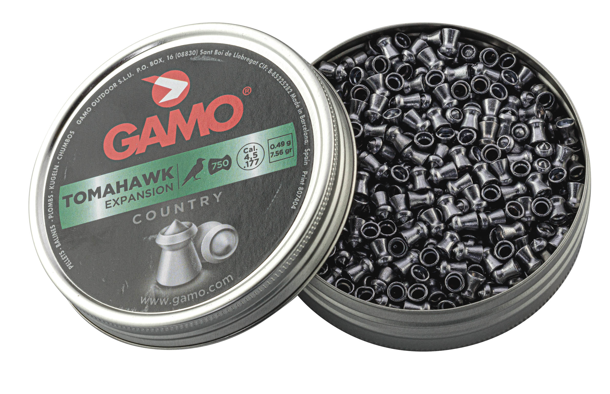 Cal 4 Plombs Gamo Tomahawk Expansion calibre 4.5 mm (.177)