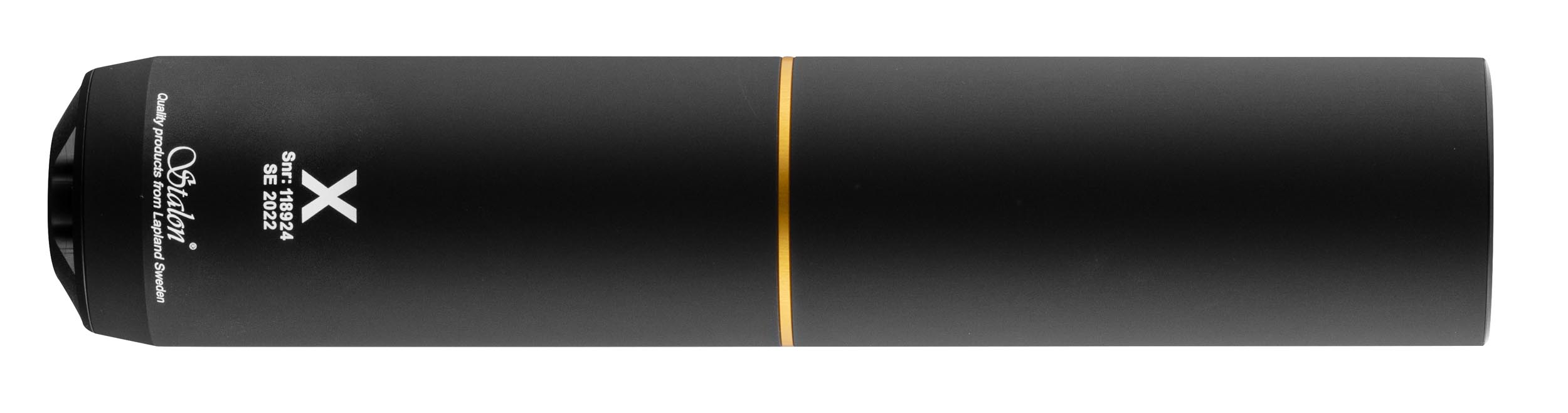 Silencieux - filet de 14mm : Silencieux métallique 170 x 27mm (SL01330) 