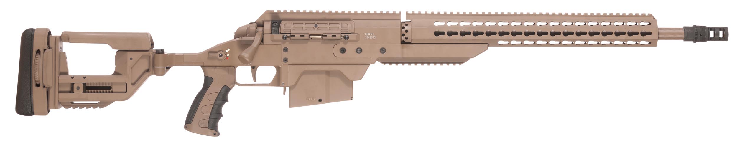 SM600438L-8 Steyr Mannlicher carabine SSG M1 - Synthétique Tan - SM600438L